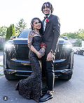 Vestido de fiesta elegante con lentejuelas negras, vestido de noche negro Y5921