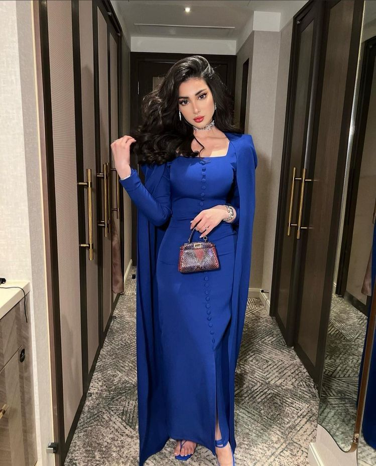 Evening Dress Royal Blue Prom Dresses Sexy Formal Dresses Y4554