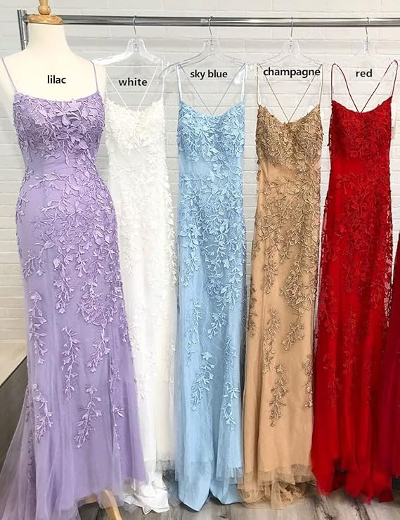 Rosa Meerjungfrau Spitze Tüll Ballkleid Schnürung am Rücken Abendkleid Y2902