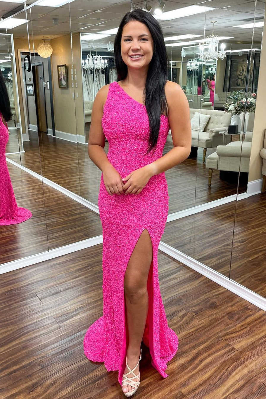 Sequin Maxi Dress Slim Fit Prom Dresses SYP106