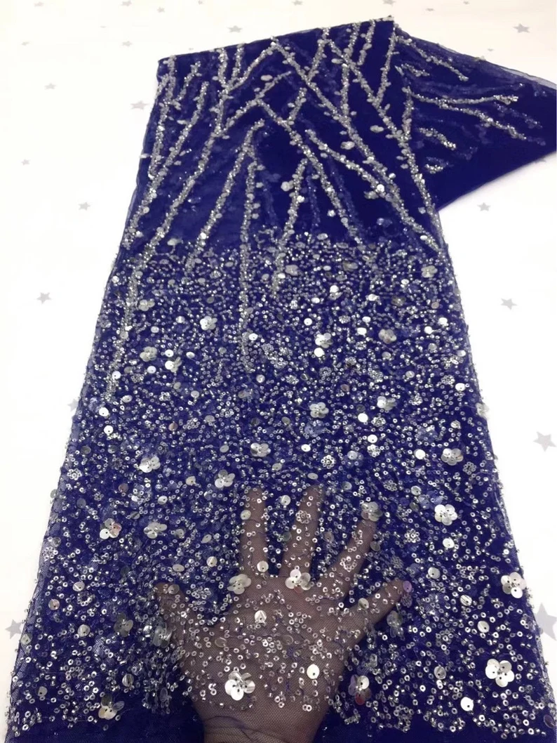 Marineblau One-Shoulder-Abendkleider mit V-Ausschnitt Abendkleider nach Maß Pailletten funkelnde formale Partykleider Y4936