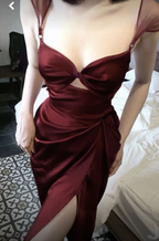 Sexy Burgunderrotes Ballkleid Burgunderrotes Abendkleid Y4720