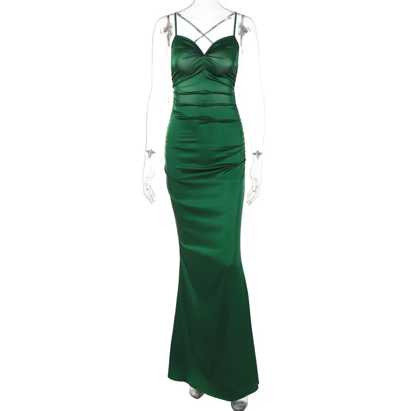 Smaragdgrünes Meerjungfrau-Abschlussballkleid, Sexy Abendkleid Y1829