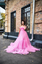 Rosa Tüllkleid &amp; Rosa Geburtstagskleid 2025 SY035
