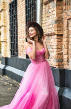 Rosa Tüllkleid &amp; Rosa Geburtstagskleid 2025 SY035