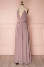 A Line Dark Green Bridesmaid Dress SCB31