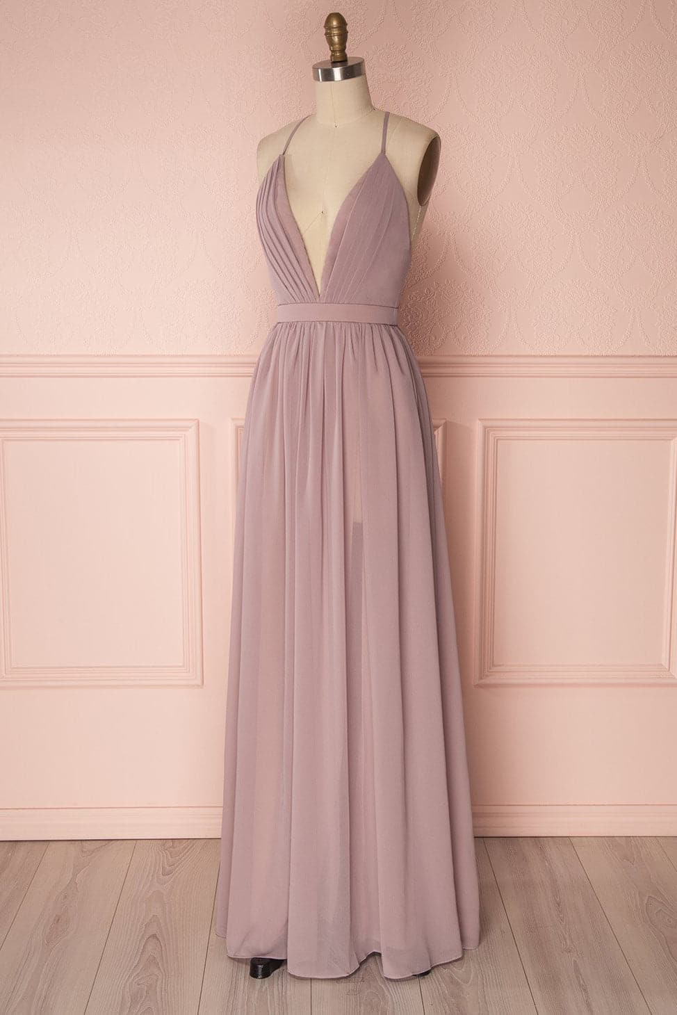 A Line Dark Green Bridesmaid Dress SCB31