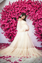 Champagner Brautkleid für Schwangere SY008
