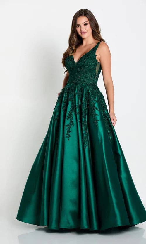 Lila Ballkleid mit 3D-Schmetterlingen SYP58