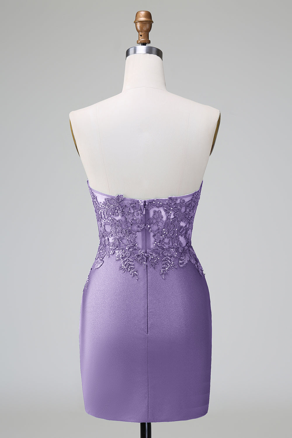 Vestido de fiesta corto, plisado, sin tirantes, ajustado, verde oscuro y elegante con cuentas