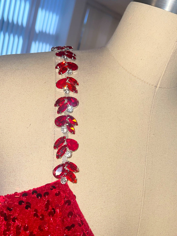 Vestido de fiesta de quinceañera con lentejuelas y corte en A, falda en capas, vestido popular para regreso a casa Y07
