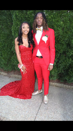 Elegantes rotes Pailletten-Meerjungfrauen-Ballkleid, rotes Abendkleid Y5571