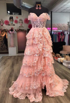 Vestido de fiesta brillante con falda con abertura, vestido de novia, vestido de fiesta de graduación escolar Y1812