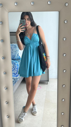Vestido playero de fiesta de corte A Y2760