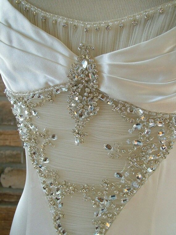 Vestido de novia largo blanco brillante, vestido de invitada de boda Y4399