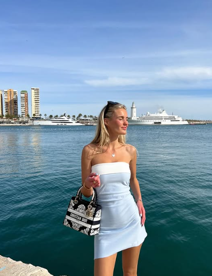 Vestido corto de verano sin mangas y sin tirantes para mujer, estilo informal, ajustado, con retazos, para playa, fiesta y regreso a casa, Y7261