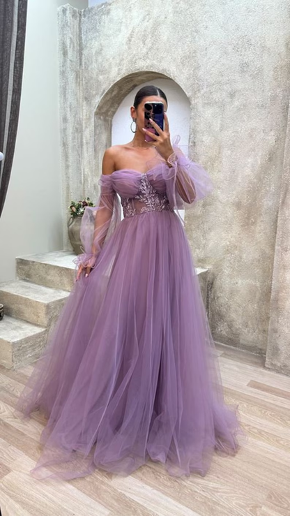 Trägerloses mintgrünes Korsett-Tüllkleid Ballkleid Abendkleid Y4912