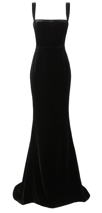 Glamouröses schwarzes Meerjungfrau-Ballkleid, schwarzes Abendkleid Y2923