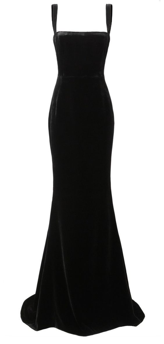 Glamouröses schwarzes Meerjungfrau-Ballkleid, schwarzes Abendkleid Y2923
