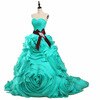 Real photo 2025 Marke Design Robe De Mariage Brautkleid Rüschen Perlen Kristall Burgund Hochzeit Kleid HM6681 