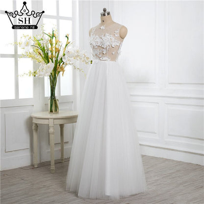 Vestido de noche largo con estampado de mariposas, fotos reales, para playa, fiesta, formal, HA2111