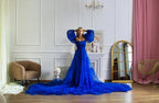 Royal blue tulle dress for Photoshoot SY043