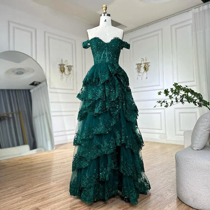 Vestido de noche árabe negro con abertura alta, tirantes finos, corte A, encaje y cuentas, para mujer, para fiesta de boda LA72586 
