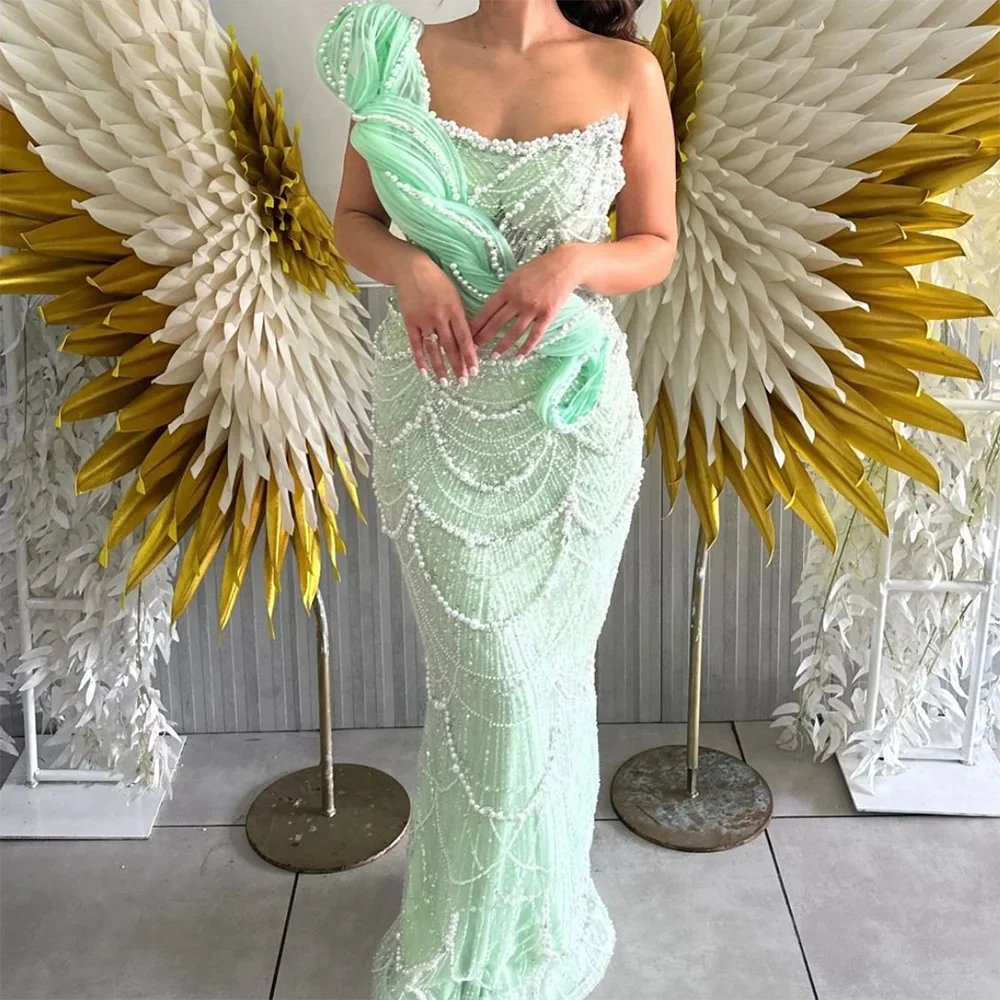 Vestidos de noche de sirena de diseñador de lujo para ocasiones formales LA72898 2025