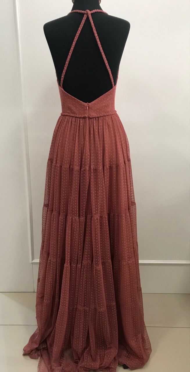 A-Linie V-Ausschnitt Langes Ballkleid, Charmantes Abendkleid Y1351