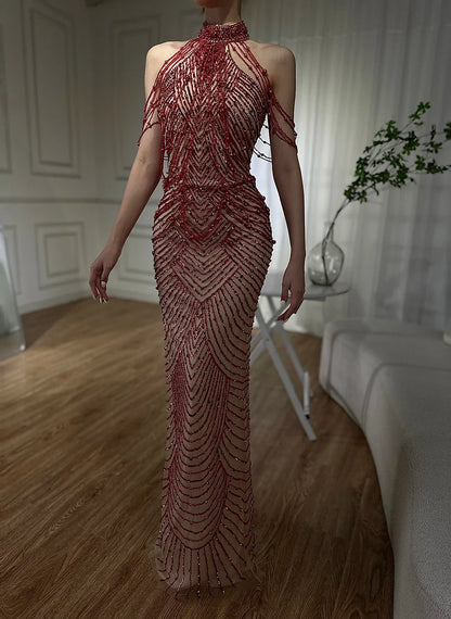 En oferta, sin devolución ni reembolso. Vestidos de noche elegantes y sexys de sirena LA6227