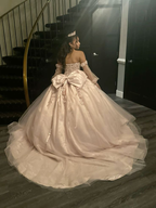 Glamouröses Quinceanera-Kleid mit Applikationen aus Tüll, Ballkleid, Sweet 16-Kleid Y7323