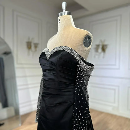 Elegantes Abendkleid aus gelbem Satin mit Herzausschnitt LA72777