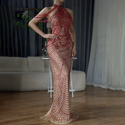 En oferta, sin devolución ni reembolso. Vestidos de noche elegantes y sexys de sirena LA6227