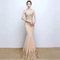 Evening Dress Sleeveless Sequins Robe De Soiree F111 Pearls Mermaid Party Gowns Floor Length Formal Prom Dress-payinti