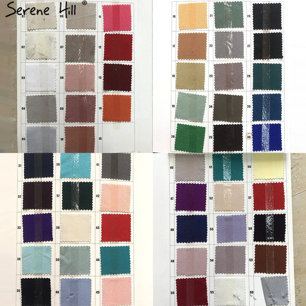 2025 Arabic Blue Satin Mermaid White Evening Gowns Elegant Beaded for Women Wedding Party LA71152