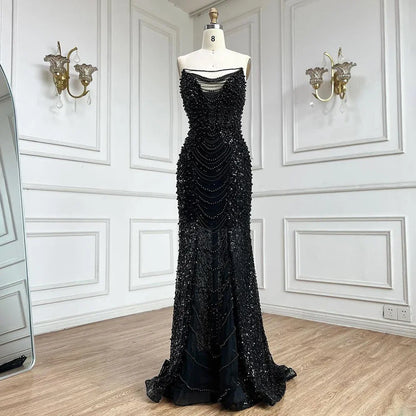 Lila Vintage Abendkleid mit halben Puffärmeln und Perlen-Cape-Jacke LA72653 