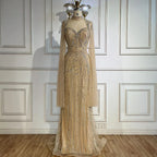 2025 Luxury Dubai Nude Sweetheart Mermaid Beaded Evening Gowns for Women Party LA72560
