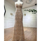 Luxury Mermaid Off Shoulder Evening Dresses for Wedding Party LA71908