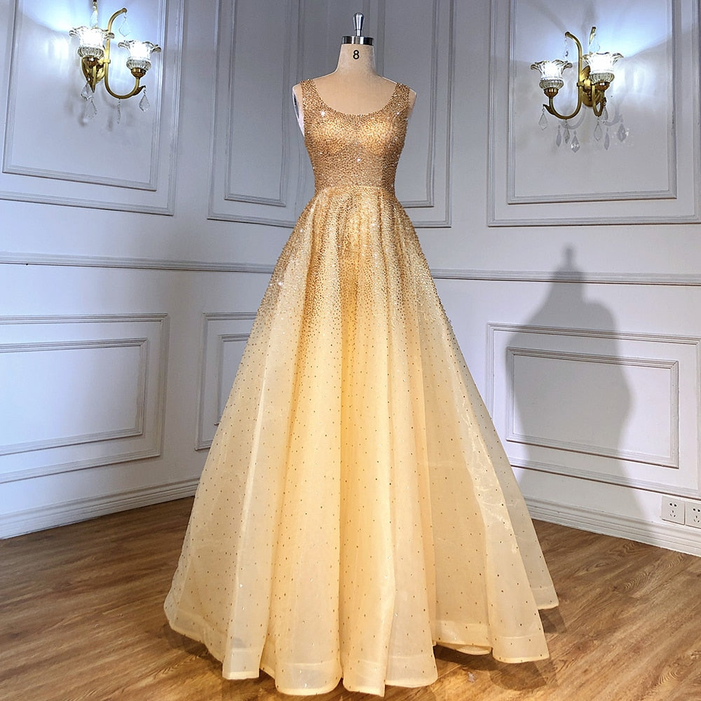 Vestidos de noche árabes rojos de lujo con cuentas de cristal, estilo Dubái, sexys, para mujer, para fiesta de boda, LA70232A 