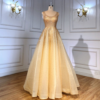 Vestidos de noche árabes rojos de lujo con cuentas de cristal, estilo Dubái, sexys, para mujer, para fiesta de boda, LA70232A 