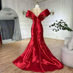 Luxury Designer Mermaid Satin Evening Dresses Gowns For Party 2025 LA72902