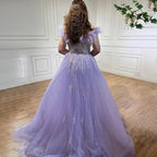 Vestido de noche elegante de sirena con plumas de diamante azul y sobrefalda, 2025, para mujer, boda, fiesta, LA72061 