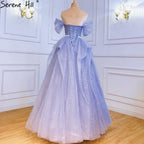 Blau Einfache Sexy Abendkleider Kleider 2025 Schatz A-linie Lace Up Für Frauen Party LA71158 