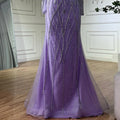 Elegant Mermaid Evening Gown Nude Beaded for Formal Occasion Saudi Arabic LA72827 2025