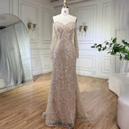 Elegant Off the Shoulder Mermaid Luxury Dubai Evening Dress for Party LA72243