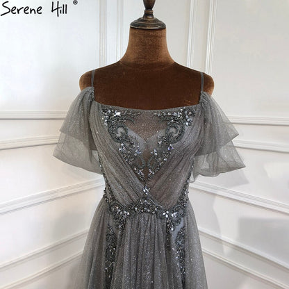 Vestido de noche en rojo vino, corte A, corte en A, con cuentas y tirantes finos, para mujer, fiesta, LA70776 