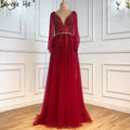 Vestidos de noche grises de lujo, corte A, sexys, con cuentas de diamantes, elegantes, para mujer, para fiesta, LA70788 