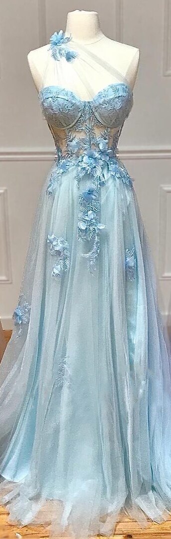 Lilac One Shoulder Split Long 2025 Flower Graduation School Party Kleid Promi-Abschlussballkleider LA71881 