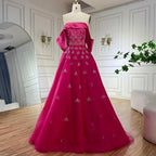 Luxus Dubai Arabisch Gelb Elegante Boot-ausschnitt Lange Abendkleid Perlen Party Kleid für frauen Hochzeit LA72531 