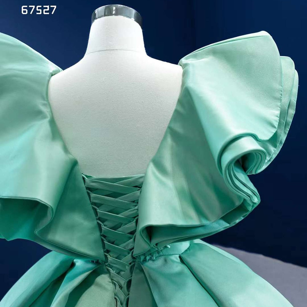 Mint Lace Up Braut Kleider Abendkleider Kleider Für Frauen Party 2025 High-End Nach Maß HM67527 